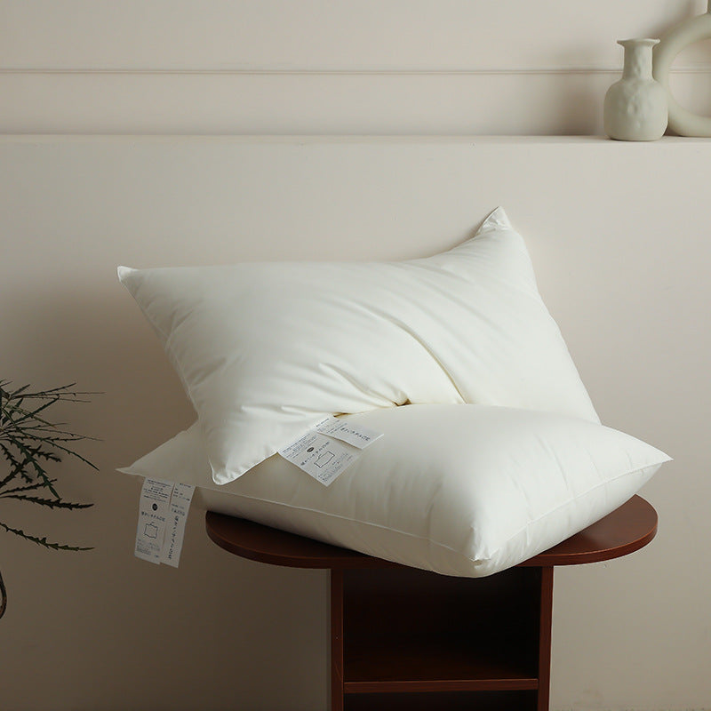 Everyday Cotton-Cover Bed Pillow