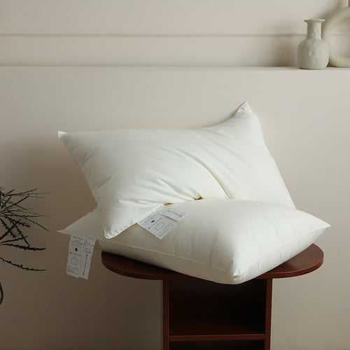 Everyday Cotton-Cover Bed Pillow