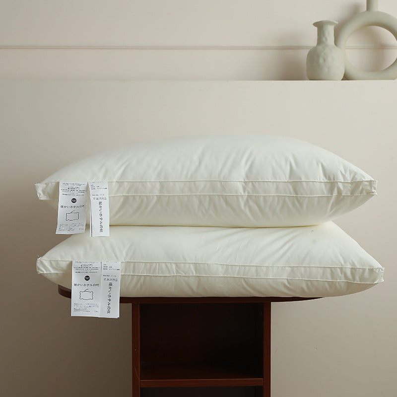 Everyday Cotton-Cover Bed Pillow