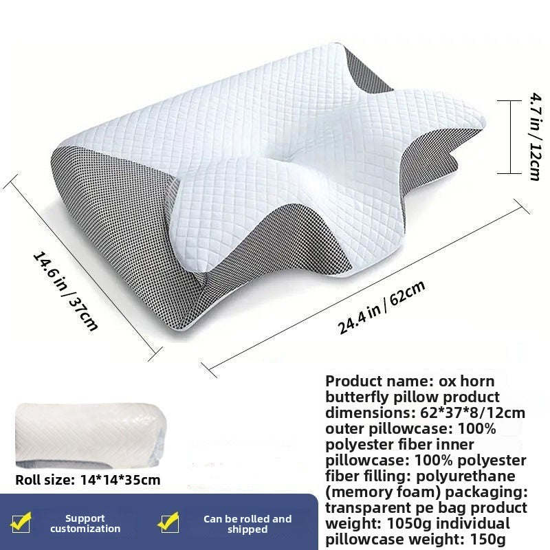Butterfly Memory Foam Neck Pillow