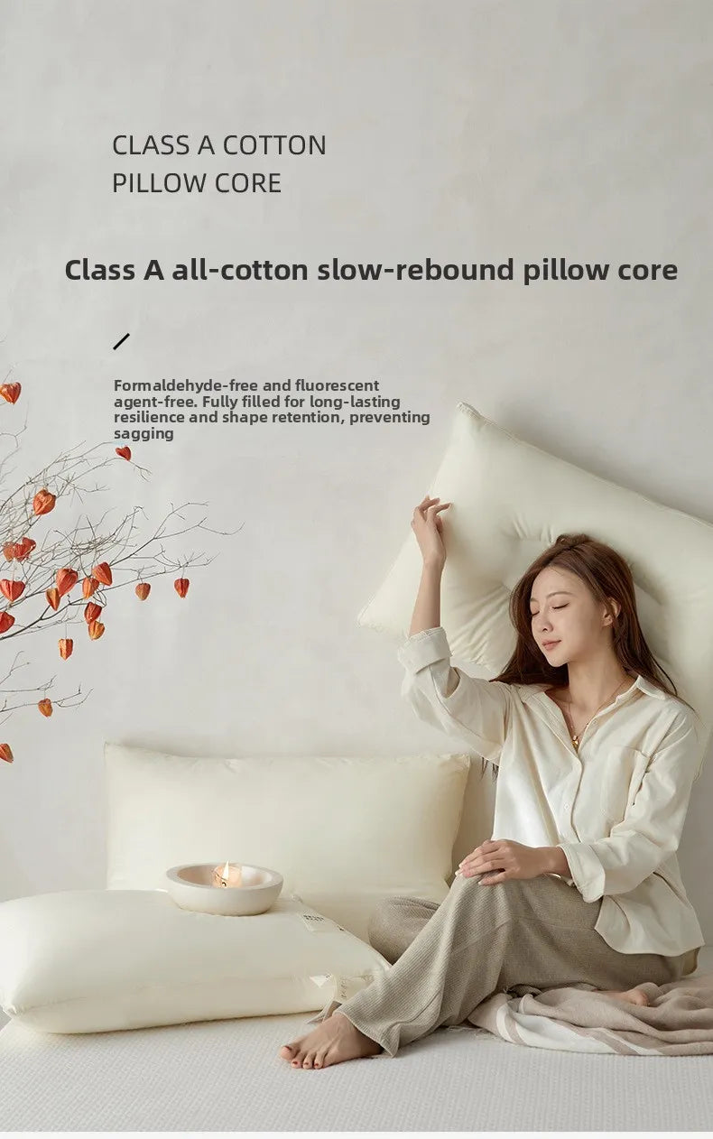 Cotton-Cover Support Pillow